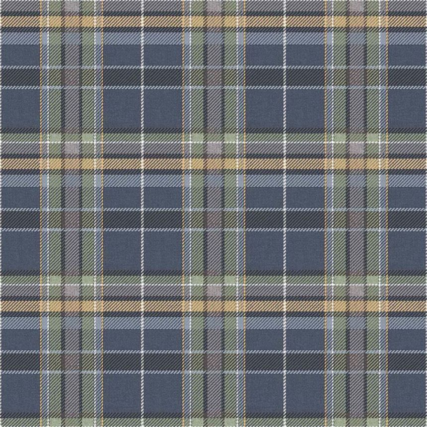 Non-woven wallpaper, blue, fabric imitation, 15579, Botany House, Cristiana Masi by Parato