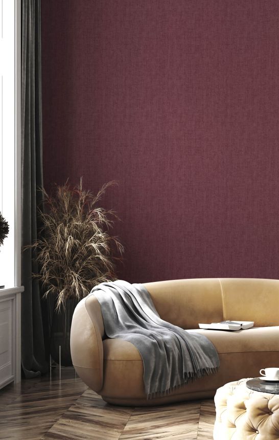 Non-woven wallpaper, ochre, fabric imitation, 15587, Botany House, Cristiana Masi by Parato