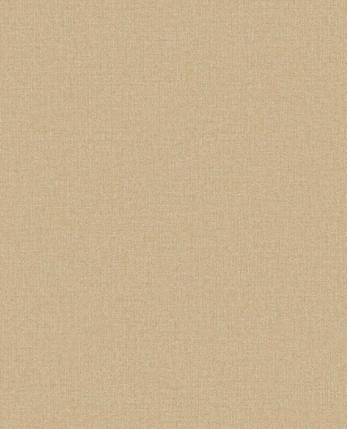 Non-woven wallpaper, ochre, fabric imitation, 340630, Linen Look, Eijffinger