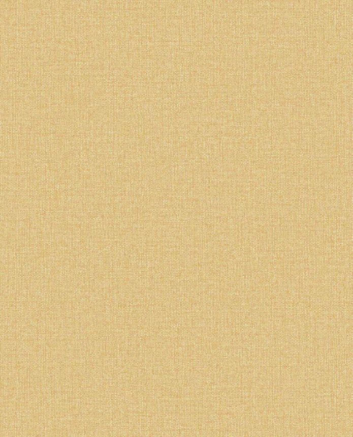 Non-woven wallpaper, ochre, fabric imitation, 340633, Linen Look, Eijffinger