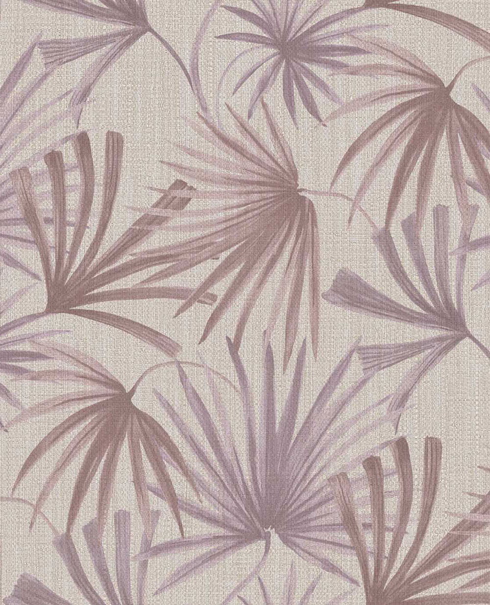 Non-woven wallpaper, grey- purple, leaves, 340512, Groovy, Eijffinger