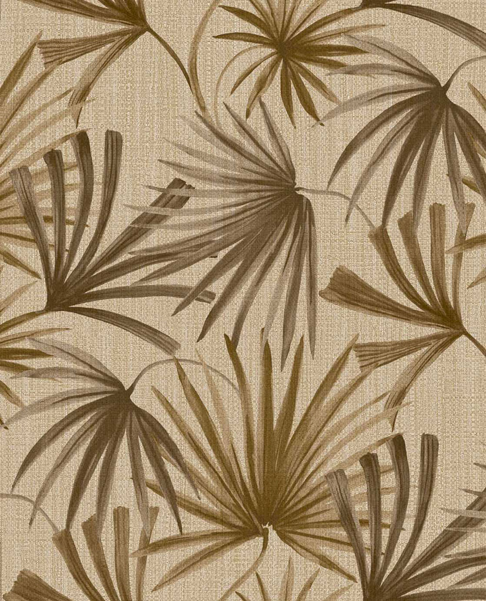 Non-woven wallpaper, brown, leaves, 340515, Groovy, Eijffinger