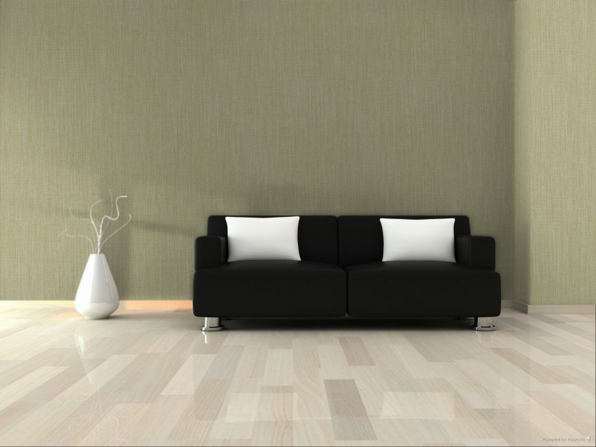 Non-woven wallpaper, brown-green, fabric imitation, 340523, Groovy, Eijffinger