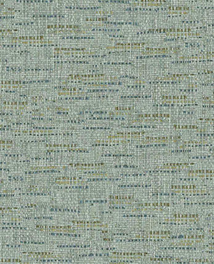 Non-woven wallpaper, green, fabric imitation, 340531, Groovy, Eijffinger