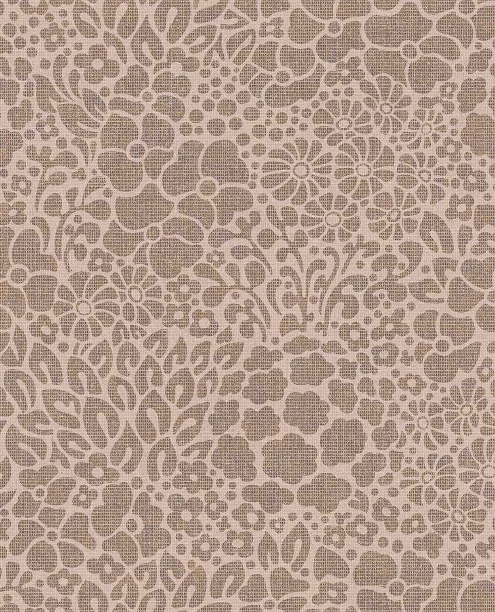 Non-woven wallpaper, pink-brown, flowers, 340554, Groovy, Eijffinger