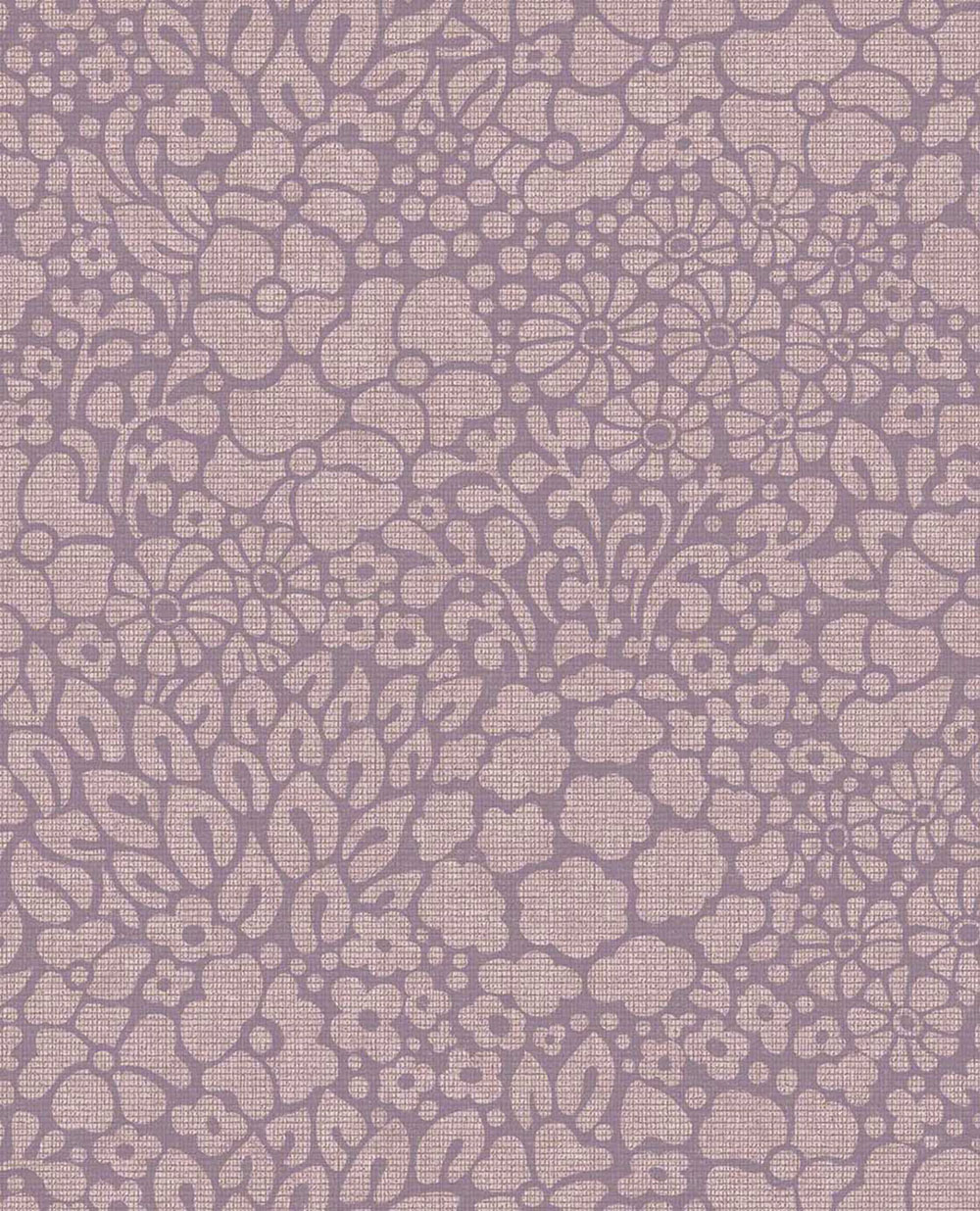 Non-woven wallpaper, purple, flowers, 340555, Groovy, Eijffinger