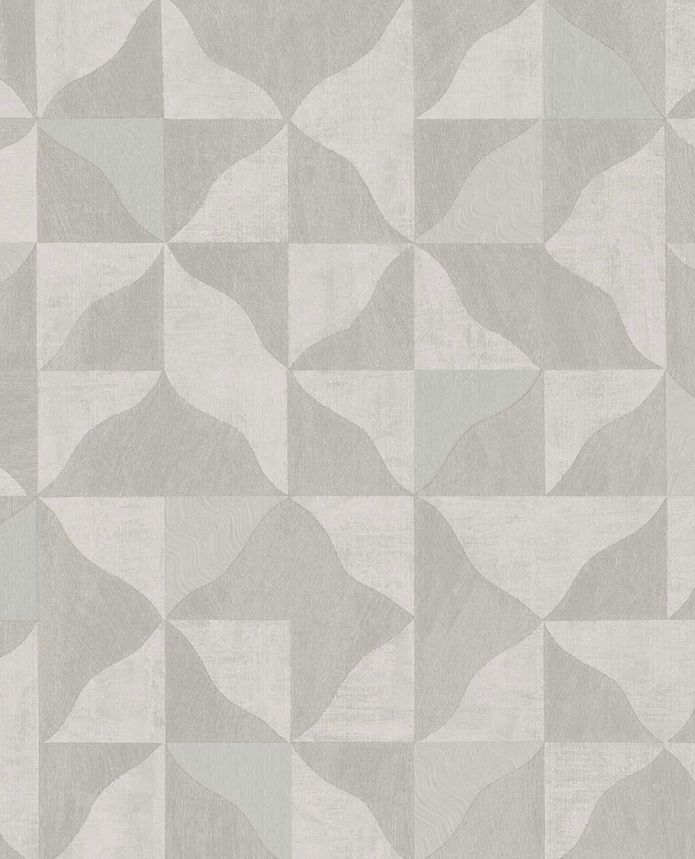 Geometric non-woven wallpaper, grey-beige, 340321, Sensory Eijffinger