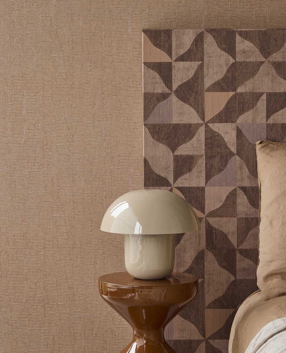 Non-woven wallpaper, brown, texture, 340337, Sensory Eijffinger