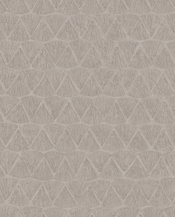 Geometric non-woven wallpaper, beige, 340342, Sensory Eijffinger