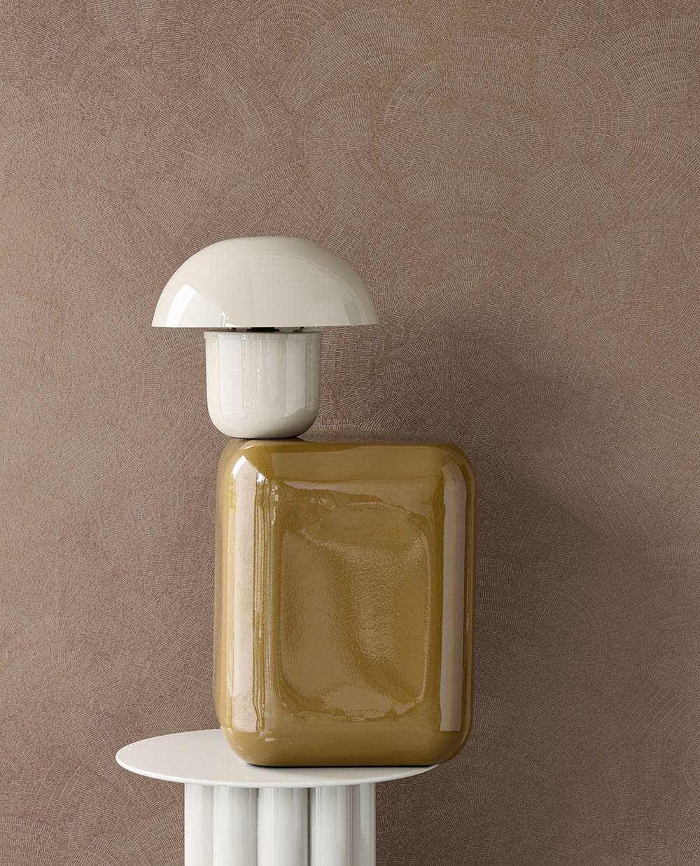 Non-woven wallpaper, brown, 340362, Sensory, Eijffinger