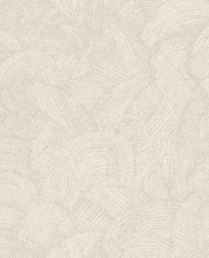 Non-woven wallpaper, cream-gold, 340363, Sensory,Eijffinger
