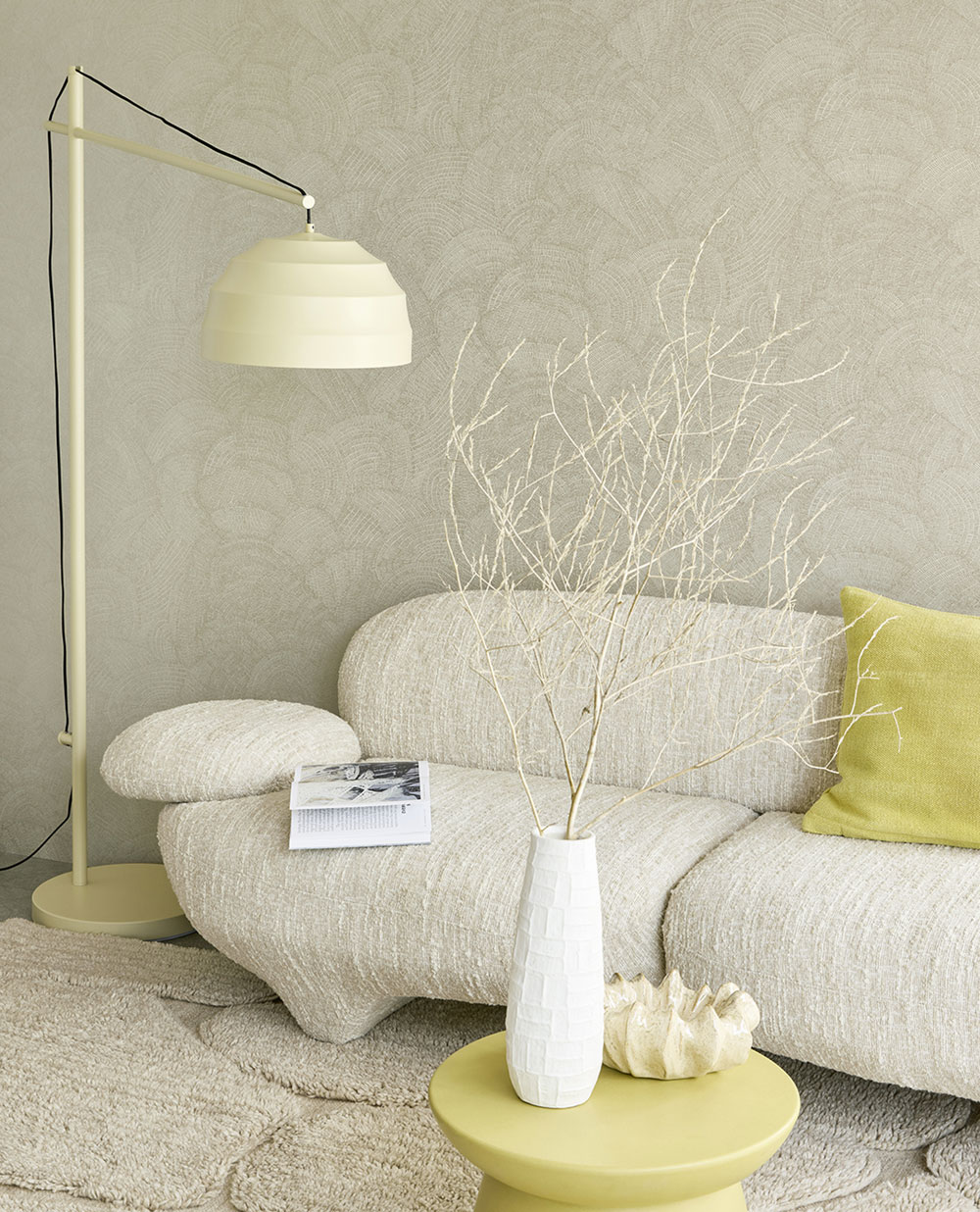 Non-woven wallpaper, grey, 340364, Sensory, Eijffinger