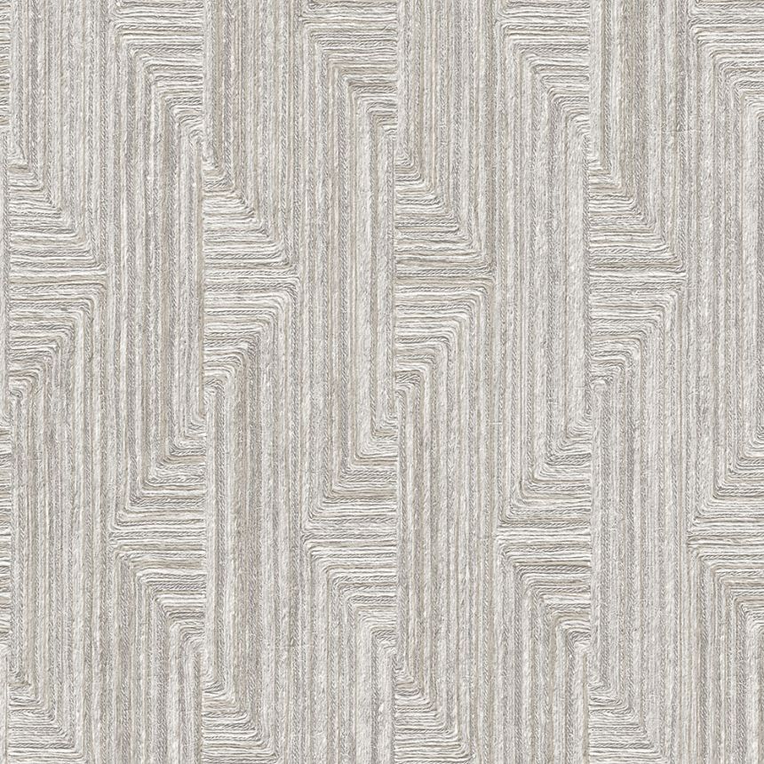 Geometric non-woven wallpaper, grey, SA524013, Santa Fe, Design ID