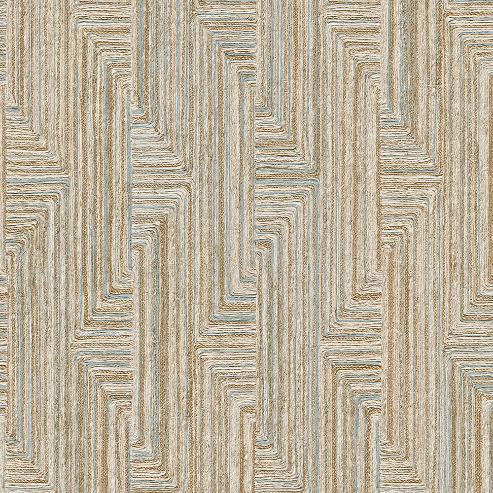 Geometric non-woven wallpaper, beige-grey, SA524015, Santa Fe, Design ID