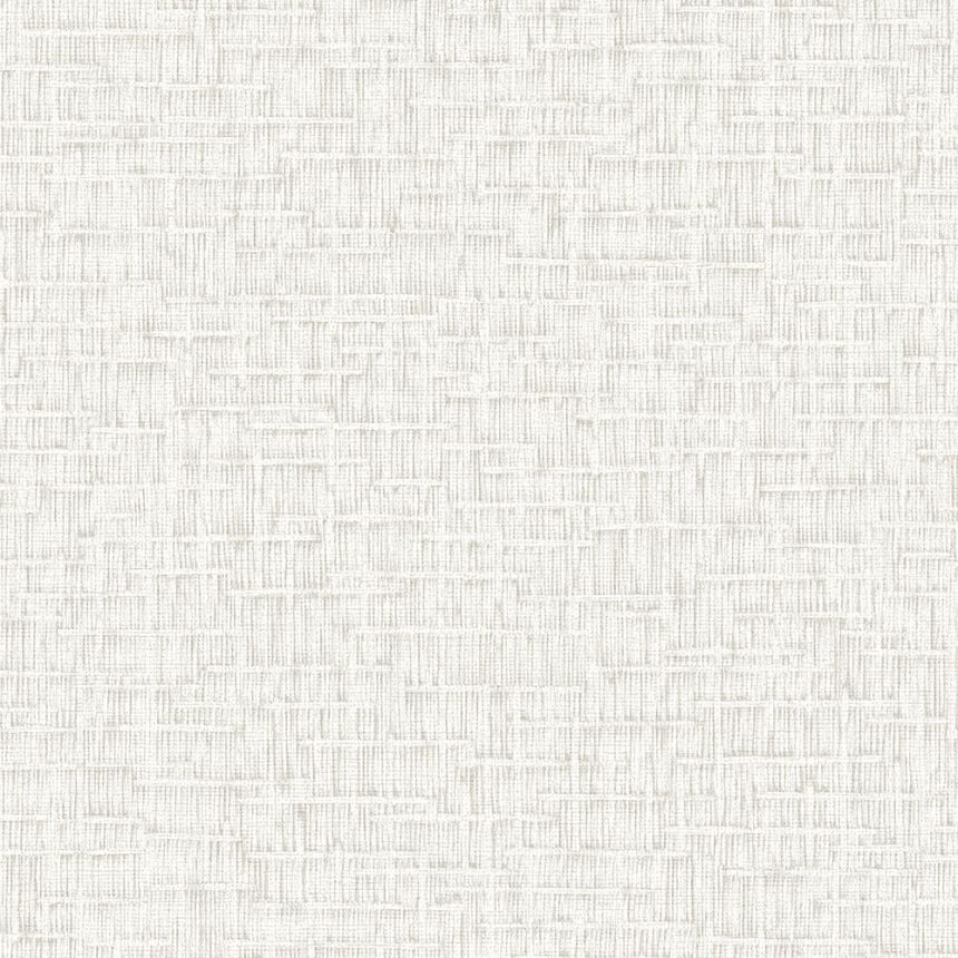 Geometric non-woven wallpaper, white-grey, SA524021, Santa Fe, Design ID