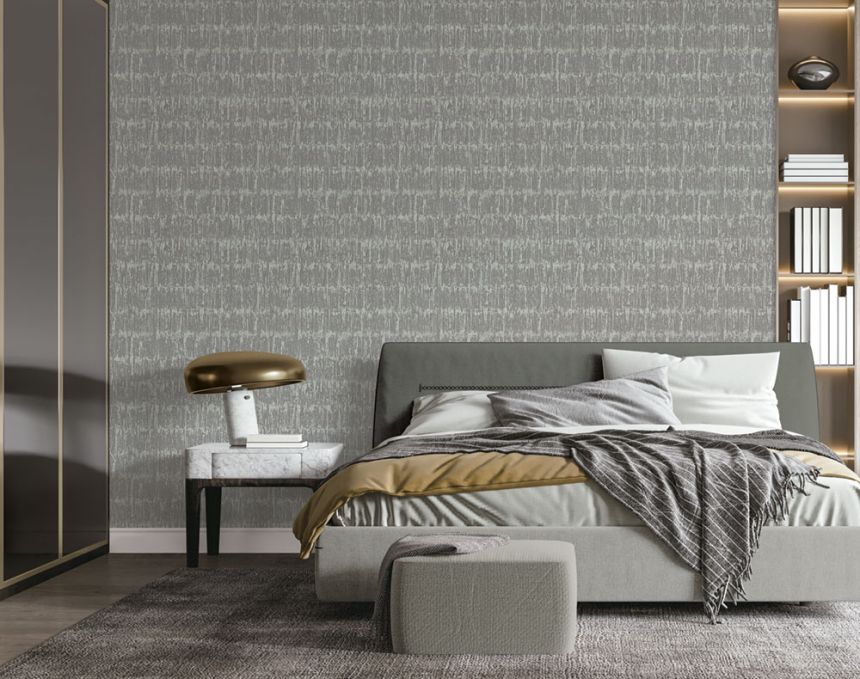 Non-woven wallpaper, grey-beige, texture, SA524035, Santa Fe, Design ID
