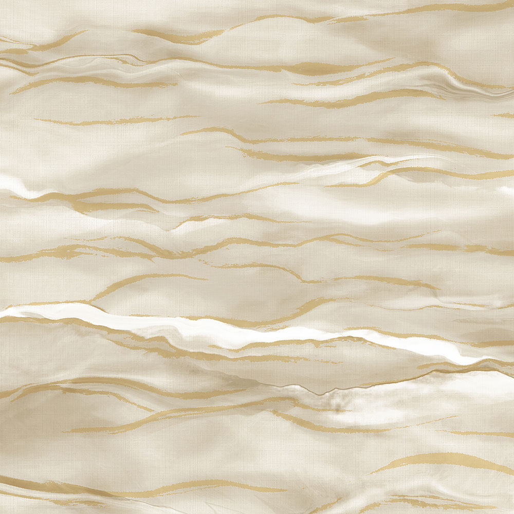 Non-woven wallpaper, beige, waves, marble, SA524042, Santa Fe, Design ID