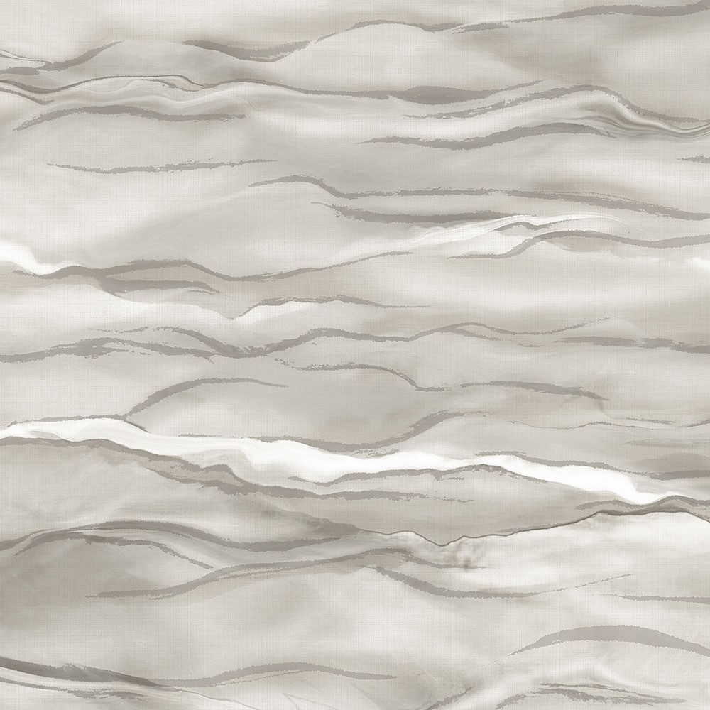 Non-woven wallpaper, grey, waves, marble, SA524043, Santa Fe, Design ID