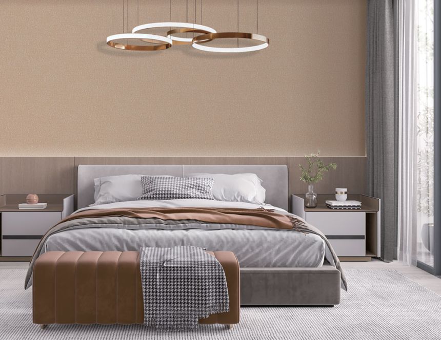 Non-woven wallpaper, brown-gold, texture, SA524055, Santa Fe, Design ID