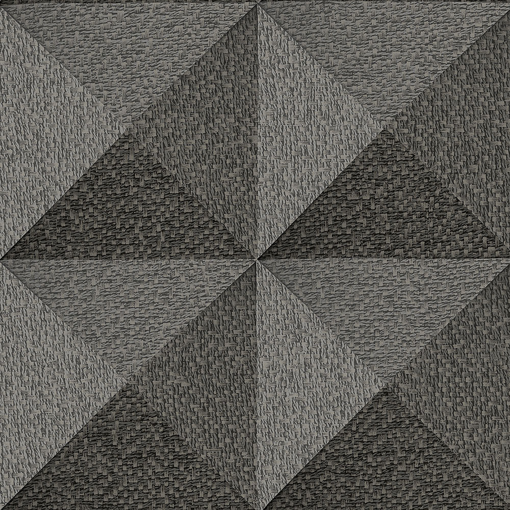 Geometric non-woven wallpaper, brown-black, SA524104, Santa Fe, Design ID