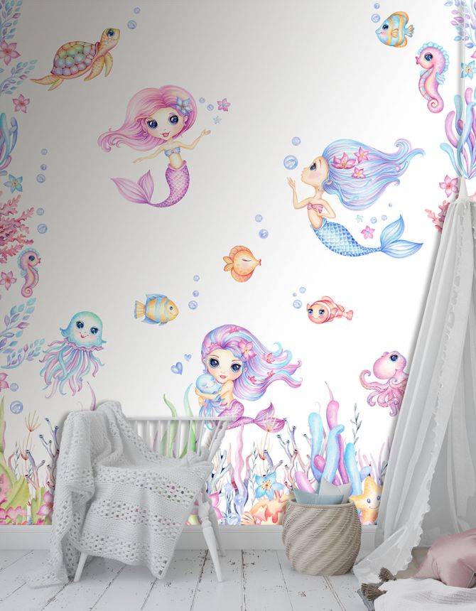 Children's non-woven wall mural, underwater world, CW6059-1, Cute Walls, Decoprint