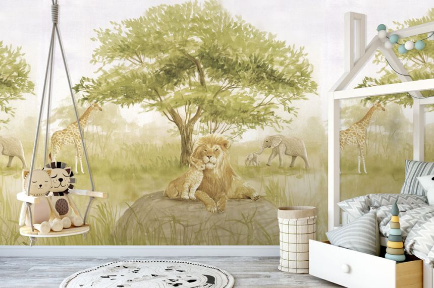 Non-woven wall mural, animals from Africa, CW6114-2, Cute Walls, Decoprint