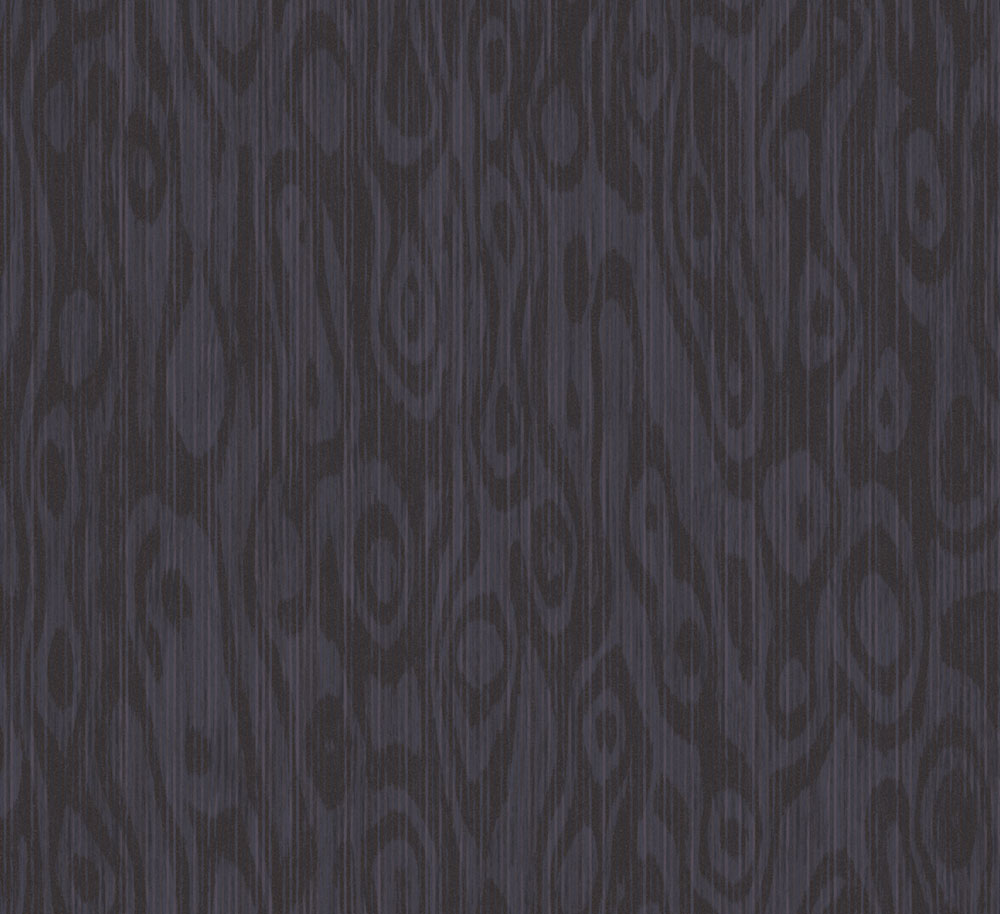 Non-woven wallpaper, blue-black, wood paneling, RHA202, Rhapsody, Masureel