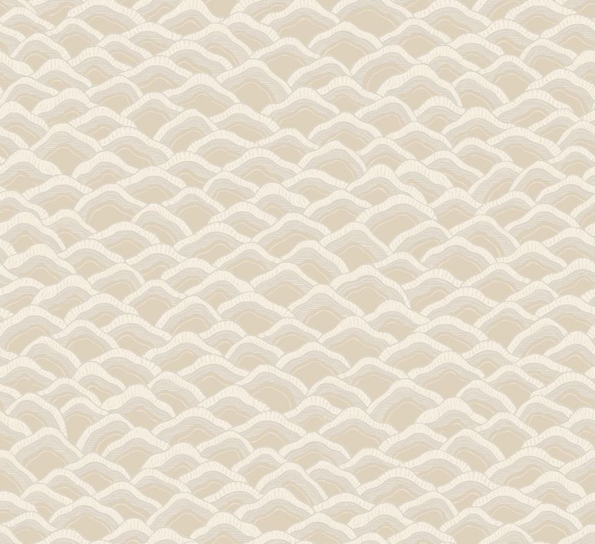 Non-woven wallpaper, beige, landscape, RHA301, Rhapsody, Masureel