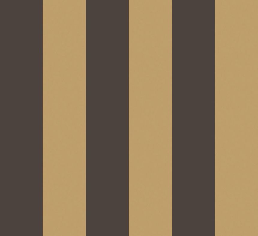 Non-woven wallpaper, brown-black, stripes, RHA402, Rhapsody, Masureel