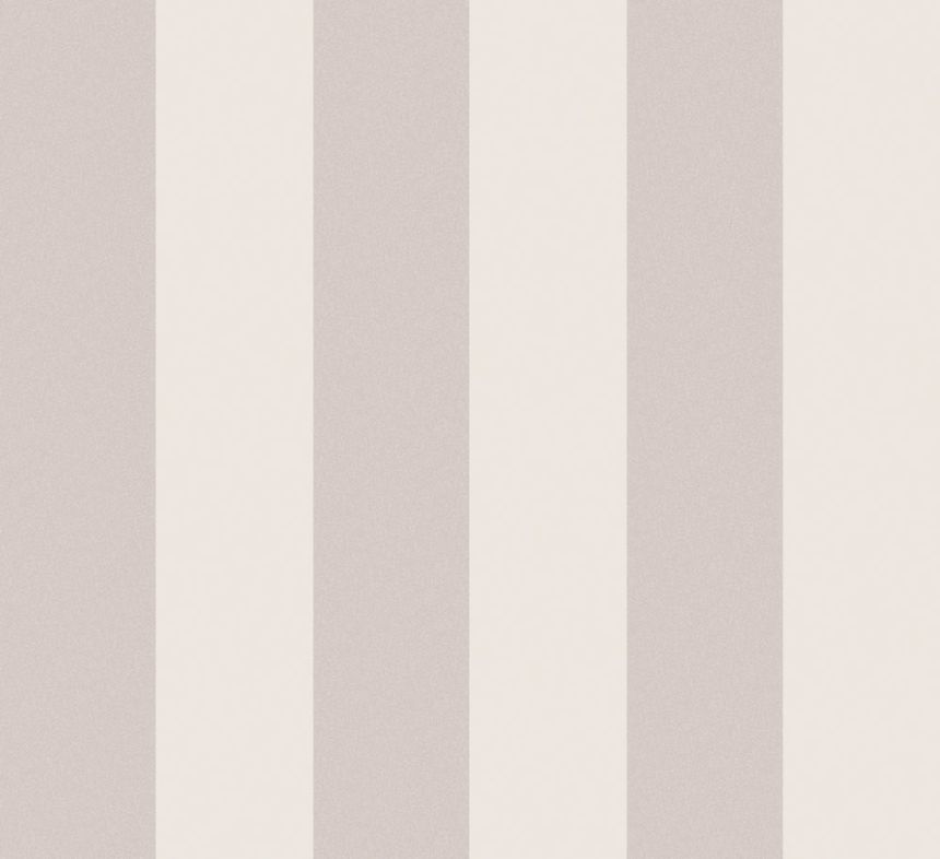 Non-woven wallpaper, grey-white, stripes, RHA404, Rhapsody, Masureel
