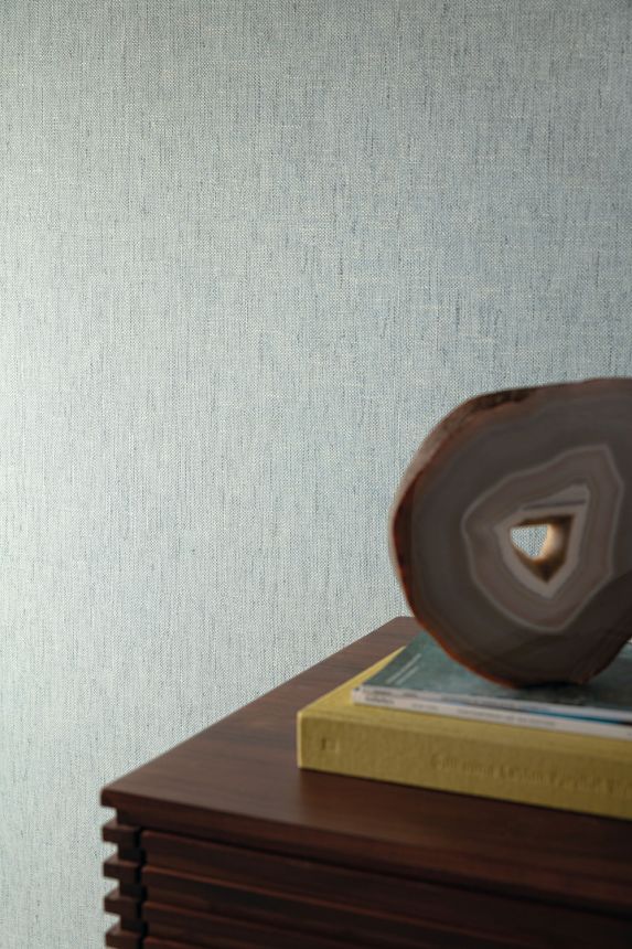 Wallpaper, grey-blue, fabric imitation, RHA501, Amazone, Rhapsody, The Colour Book II, Masureel