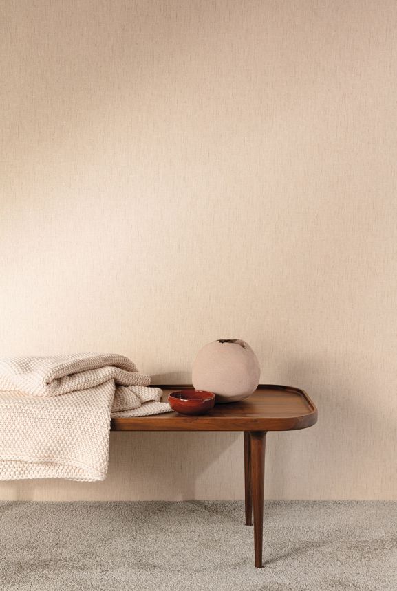 Wallpaper, beige-pink, fabric imitation, RHA504, Amazone, Rhapsody, The Colour Book II, Masureel