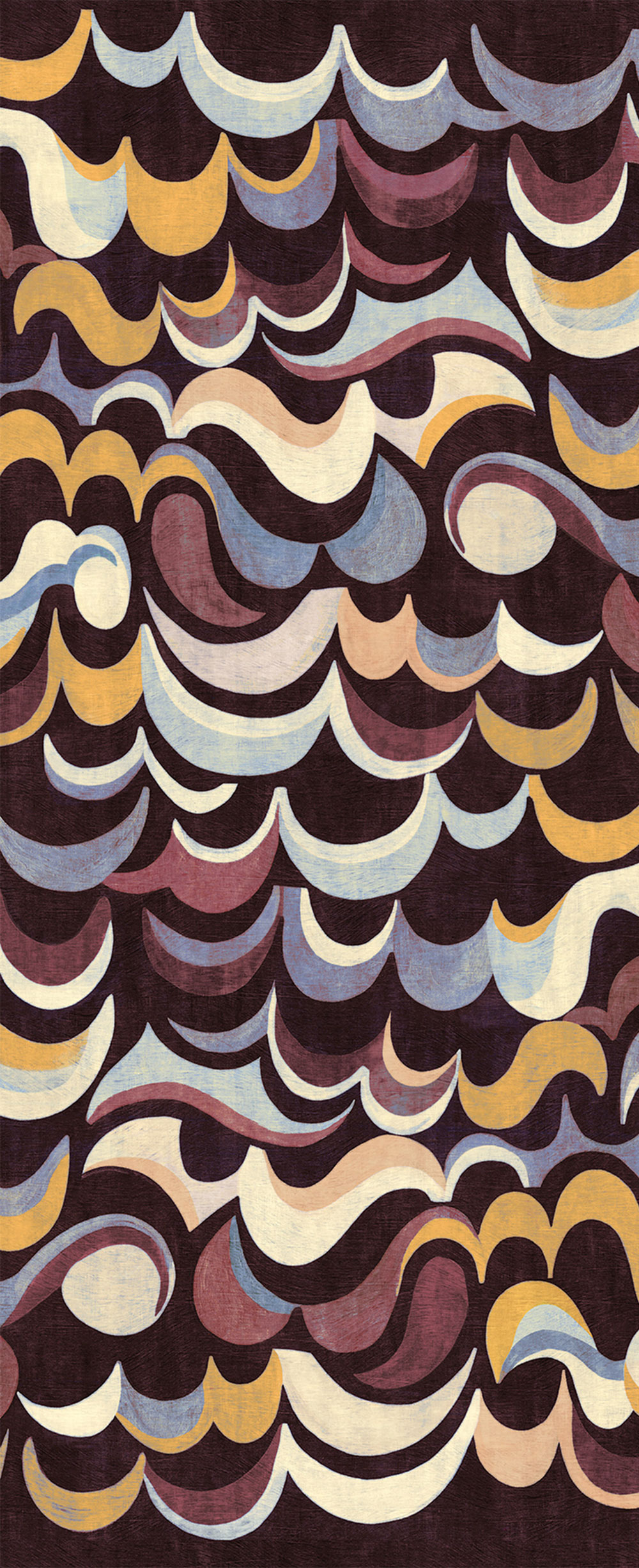 Non-woven wall mural, waves, DGRHA1031-260, Rhapsody, Masureel