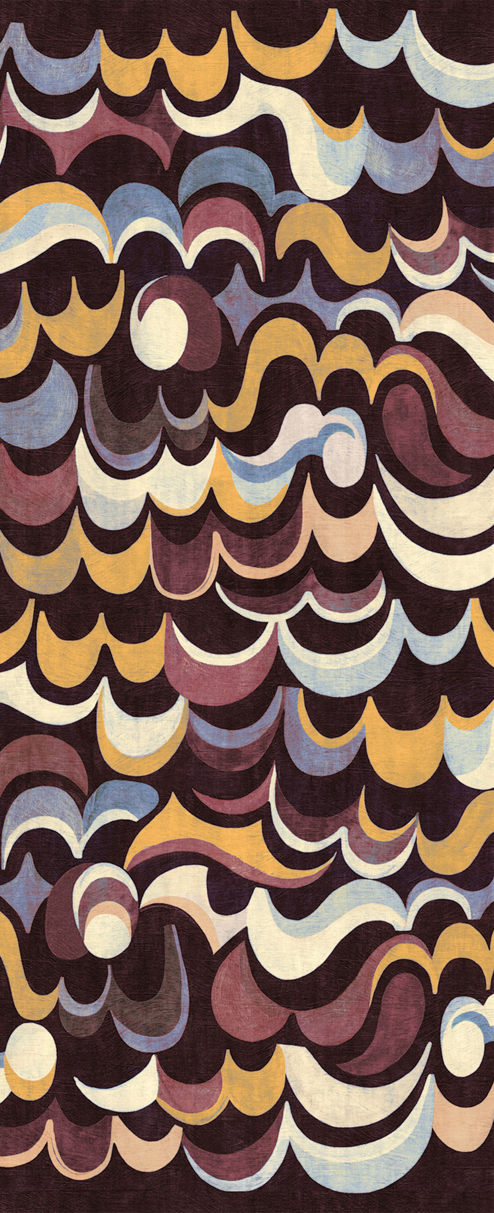 Non-woven wall mural, waves, DGRHA1032-300, Rhapsody, Masureel