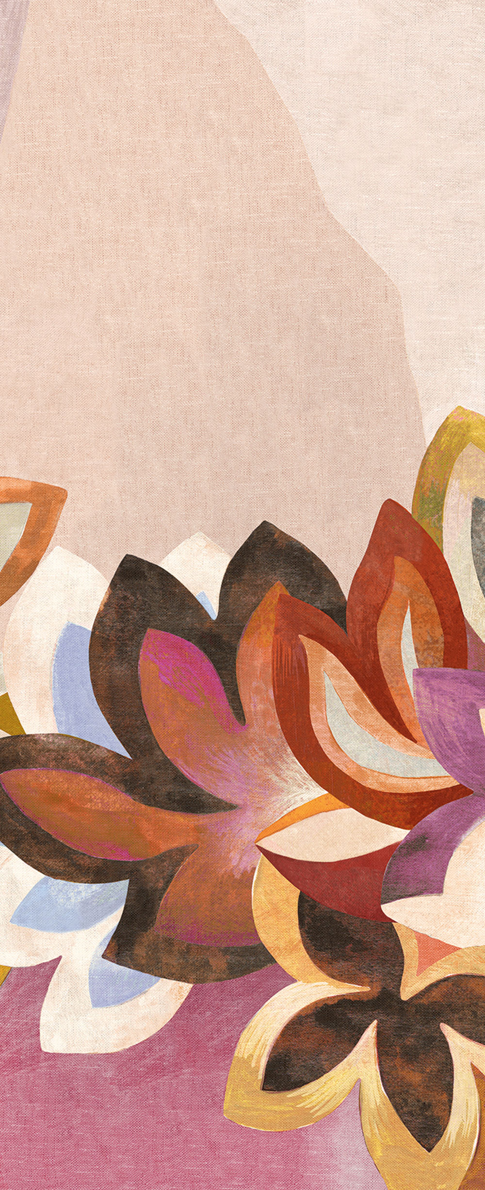 Non-woven wall mural, flowers, DGRHA2022-260, Rhapsody, Masureel