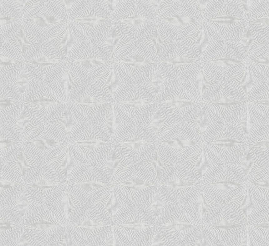 Geometric non-woven wallpaper grey, ethno, AMA101, Amani, Masureel