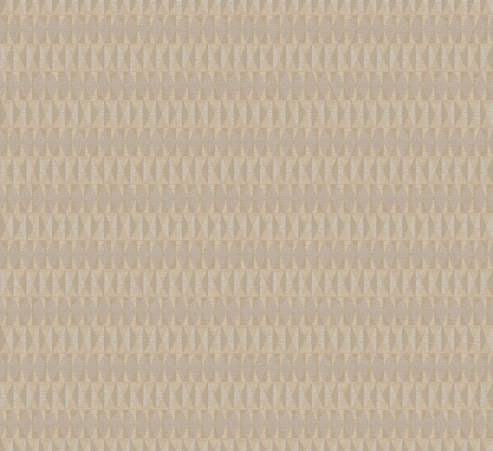 Geometric non-woven wallpaper beige, ethno, AMA201, Amani, Masureel