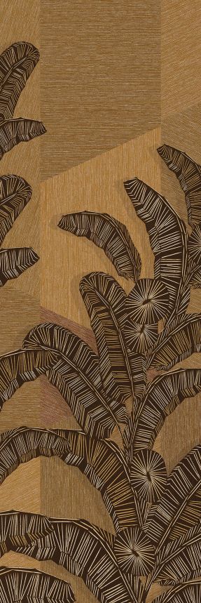 Non-woven wall mural, brown, leaves, DGAMA2012-260,  Amani,  Masureel