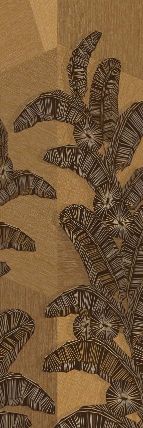 Non-woven wall mural, brown, leaves, DGAMA2013-260,  Amani,  Masureel
