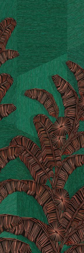 Non-woven wall mural, green, leaves, DGAMA2022-300,  Amani,  Masureel