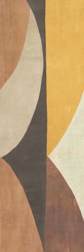 Geometric non-woven wall mural, brown, DGAMA3011-300, Amani, Masureel