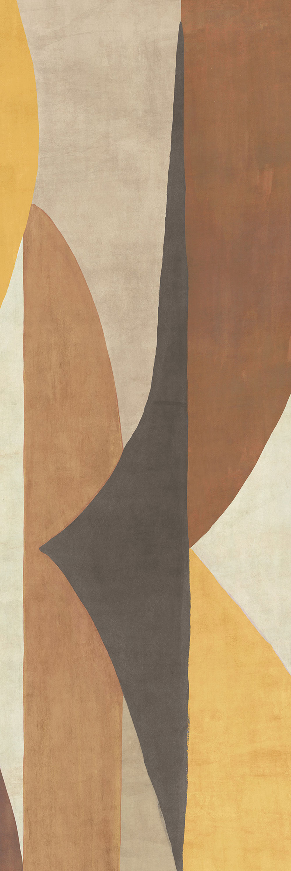 Geometric non-woven wall mural, brown, DGAMA3012-260,  Amani,  Masureel