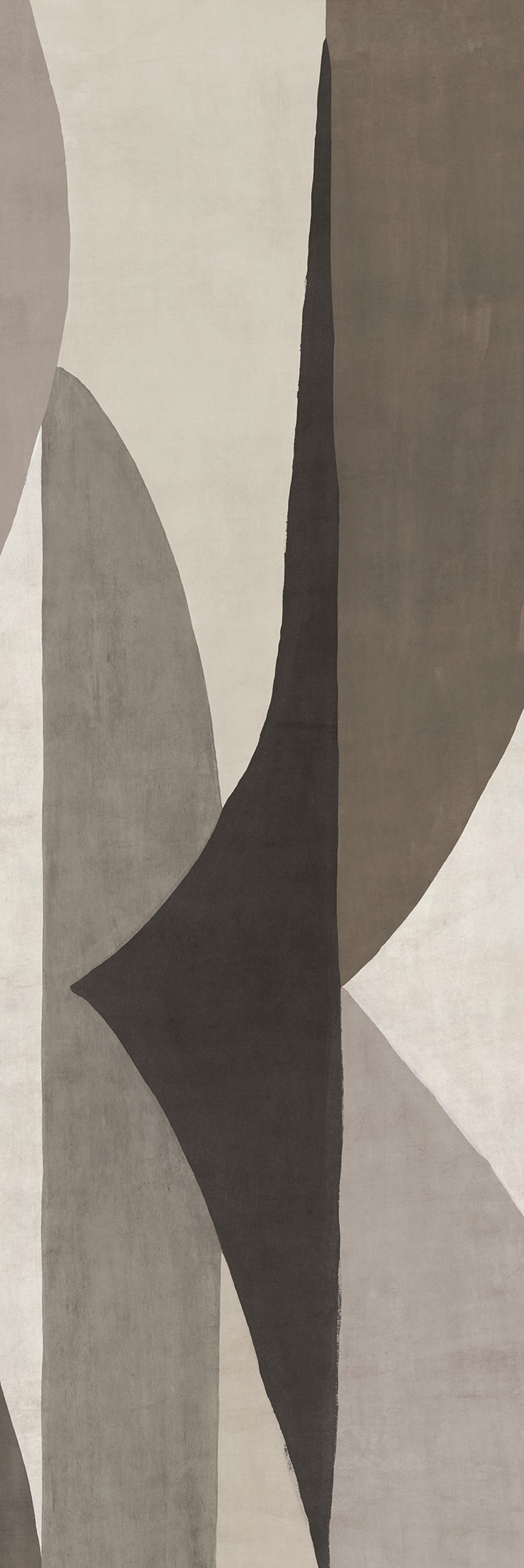 Geometric non-woven wall mural, grey, DGAMA3032-260, Amani, Masureel