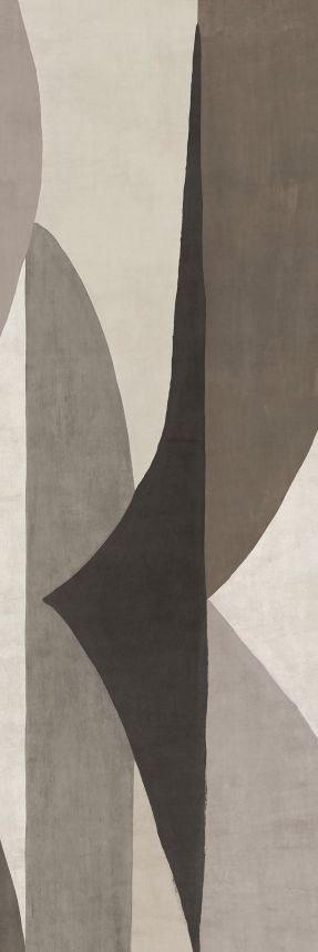 Geometric non-woven wall mural, grey, DGAMA3032-260, Amani, Masureel