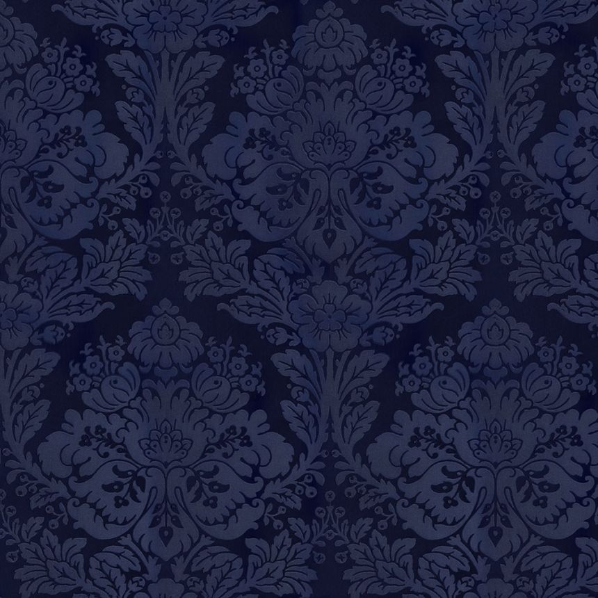 Non-woven wallpaper, blue, baroque pattern, 20004, New Tekko, Emiliana Parati