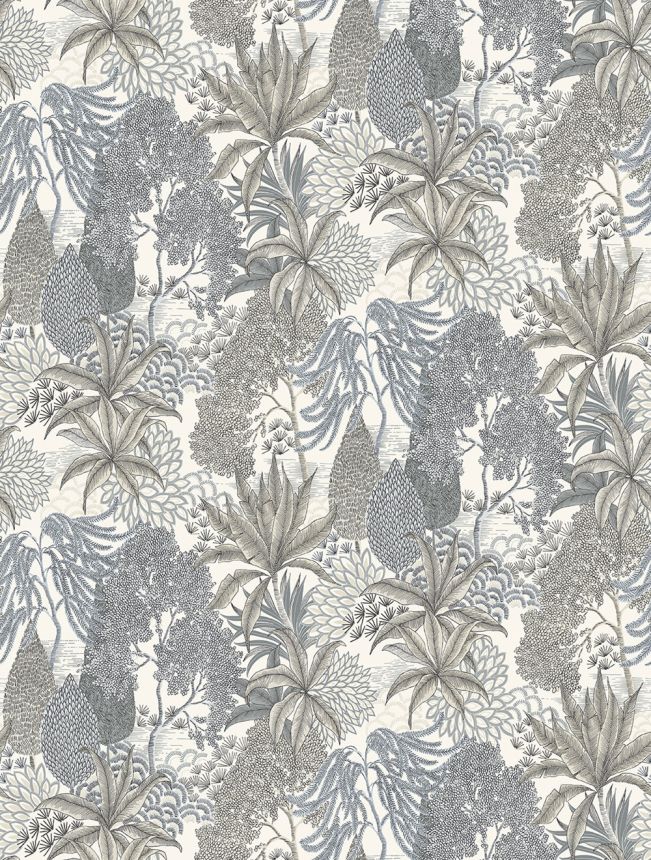 Non-woven wall mural, grey, leaves, FW4003-2, Feature Walls, Decoprint