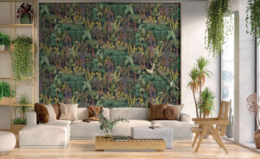 Non-woven wall mural, green, leaves, FW4005-3, Feature Walls, Decoprint