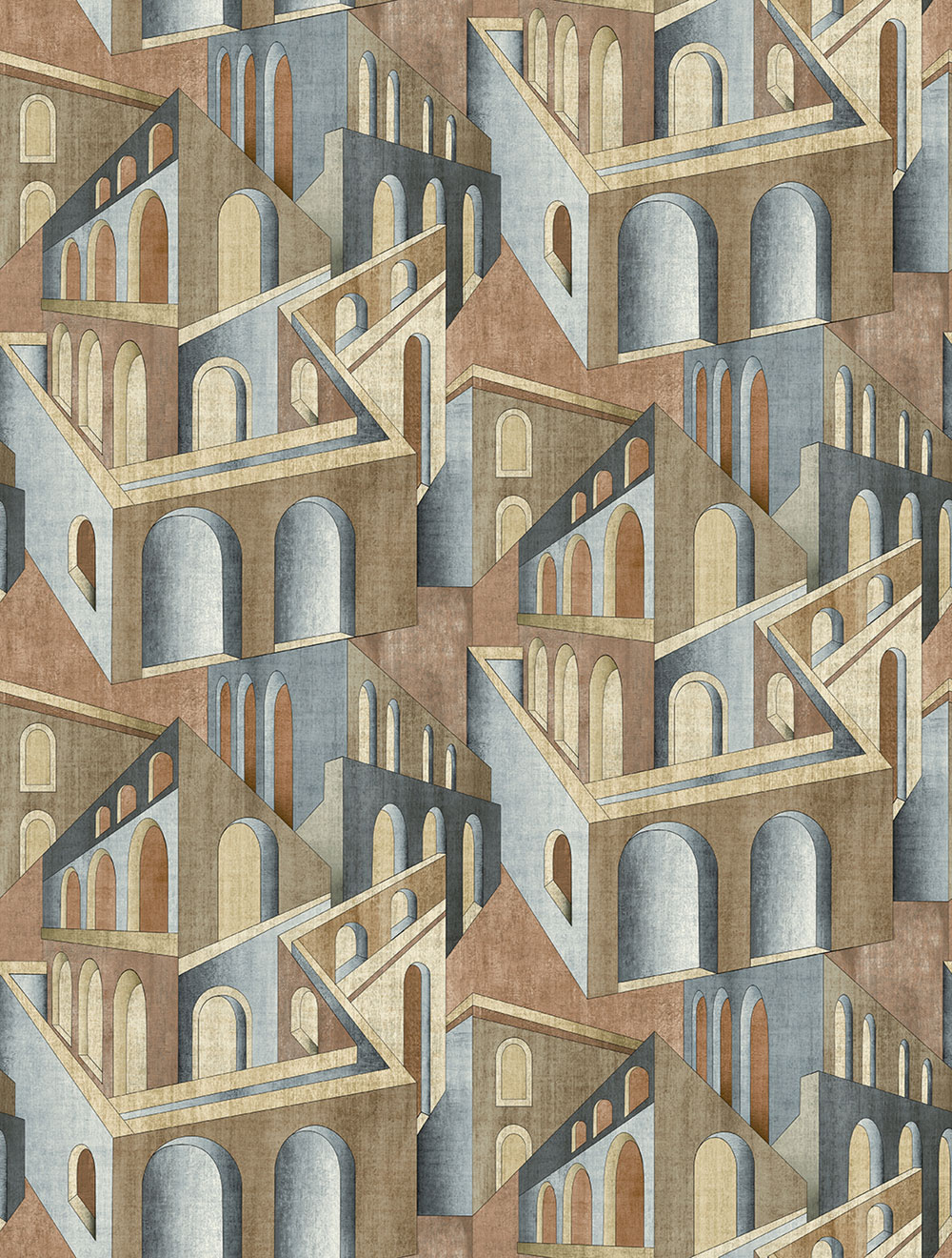 Graphic non-woven wall mural, brown-grey, FW4013-1, Feature Walls, Decoprint