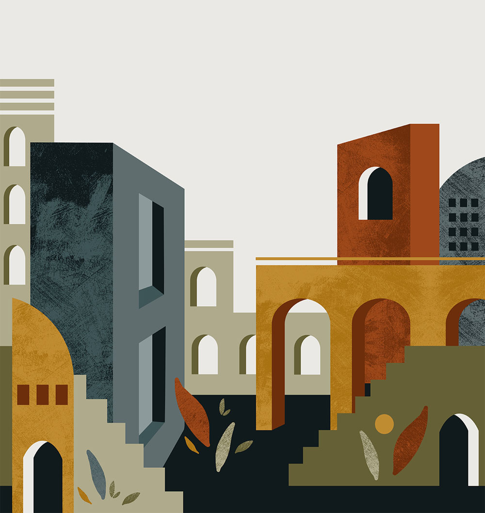 Graphic non-woven wall mural, FW4014-1, Feature Walls, Decoprint