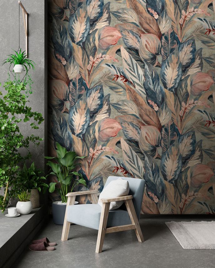 Non-woven wall mural, leaves, FW4016-1, Feature Walls, Decoprint